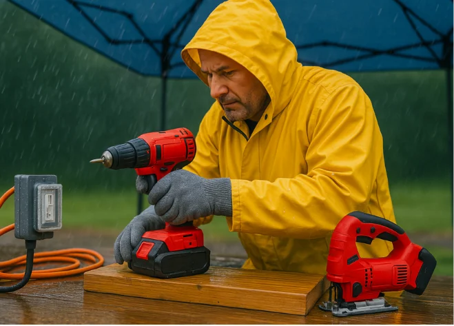Red power tools
