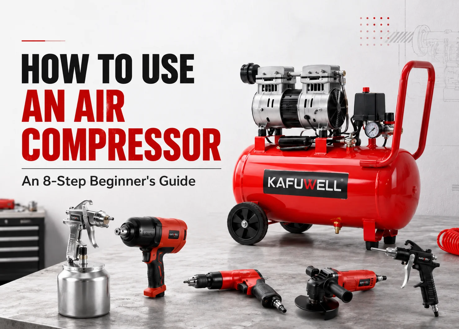 Air Compressors and Various Pneumatic Tools
