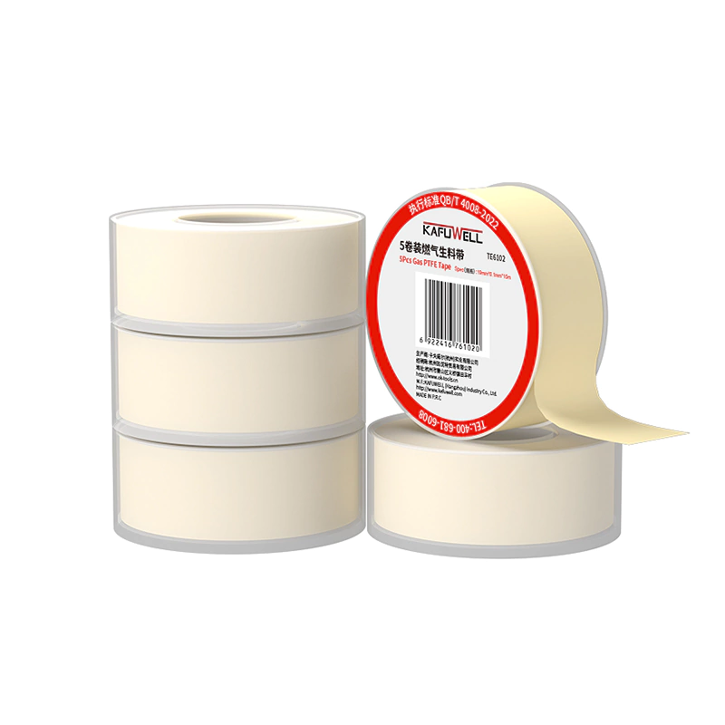 TE6102 Gas Grade PTFE Tape (5-Roll Pack)